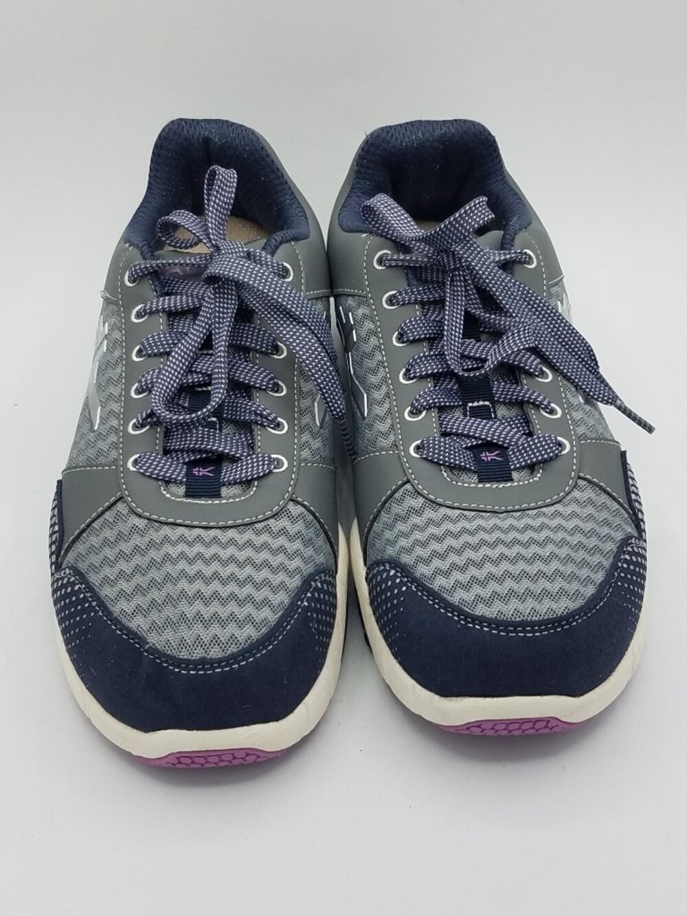 KURU Quantum Womens 11 Wide Pewter Night Sky Lavender Walking 201323E110